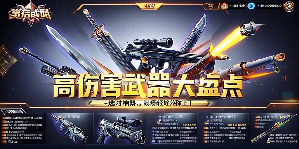 高伤害武器大盘点,选对神器,战场轻松称王! 第1张 高伤害武器大盘点,选对神器,战场轻松称王! 第1张